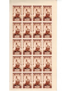 Kouang-Tcheou N° PA 002 N ** Feuille de 20