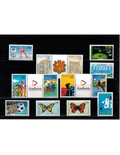 Annee complete Andorre 1992 N **