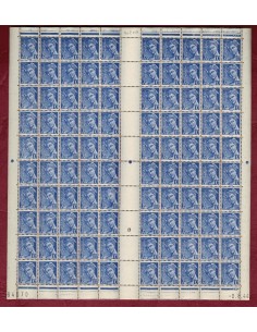 Feuille Complete du N° 0407 X100