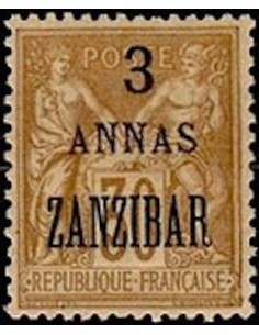 Zanzibar N° 25 Obli