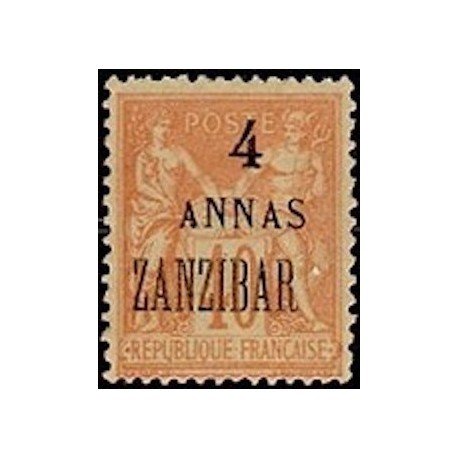 Zanzibar N° 26 Obli