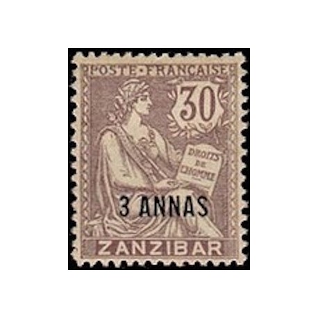 Zanzibar N° 52 Obli