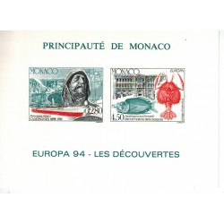 Monaco Bloc spécial N° 23a N** non dentelé