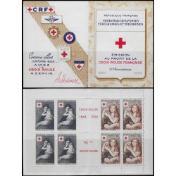 Carnet Croix rouge de 1954