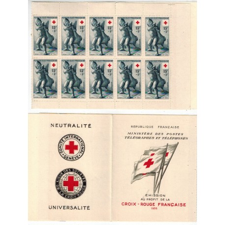Carnet Croix rouge de 1955