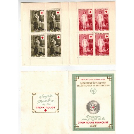 Carnet Croix rouge de 1956