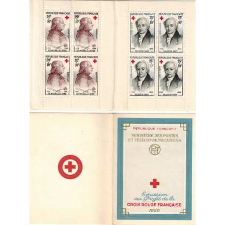 Carnet Croix rouge de 1959