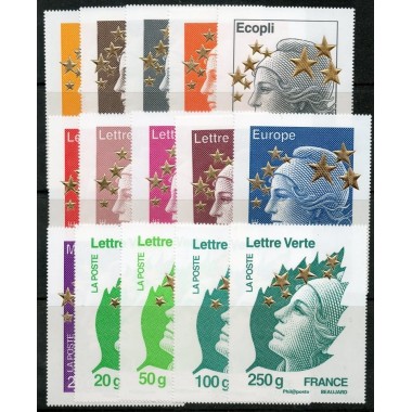 Feuille 4662 serie maxi timbres