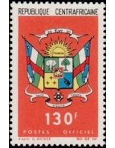 Centrafrcaine SERV N° 9 Neuf **