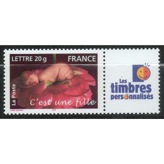 Timbre personnalise N° 3804A1