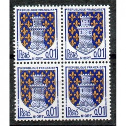Bloc de 4 du  N° 1351A Neuf **