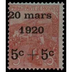 Monaco Neuf ** N° 0038
