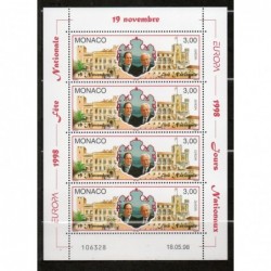 Monaco feuille du N° 2153