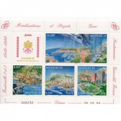 Monaco feuille F2221-2224