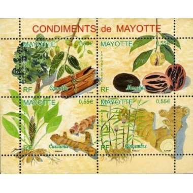 Mayotte N° 210 au 213 Neuf **