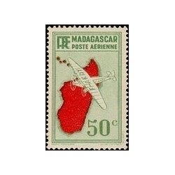 Madagascar N° PA 001 Obli