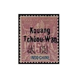Kouang-Tcheou N° 016 Obli