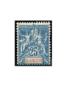 Gabon N° 023 Obli