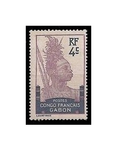 Gabon N° 035 Obli