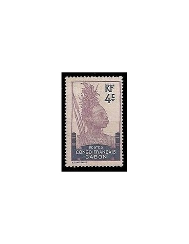 Gabon N° 035 Obli