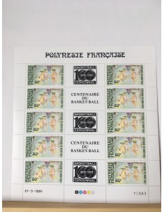 Feuille du Polynésie N° 382A