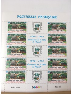 Feuille du Polynésie N° 358A