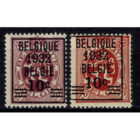 Belgique  N° 0333 / 334 Neuf **